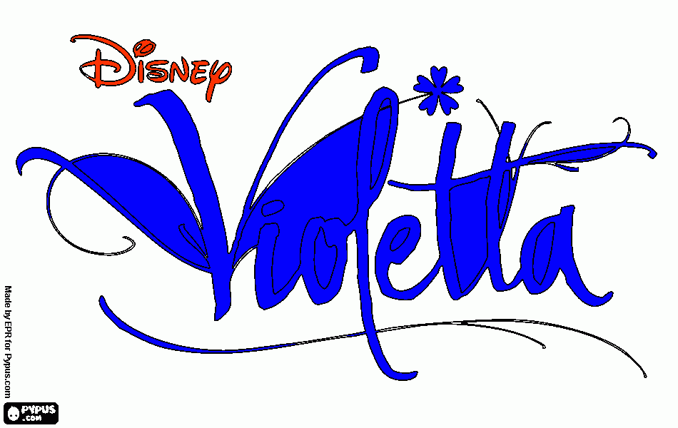 disney violleta para colorir e imprimir